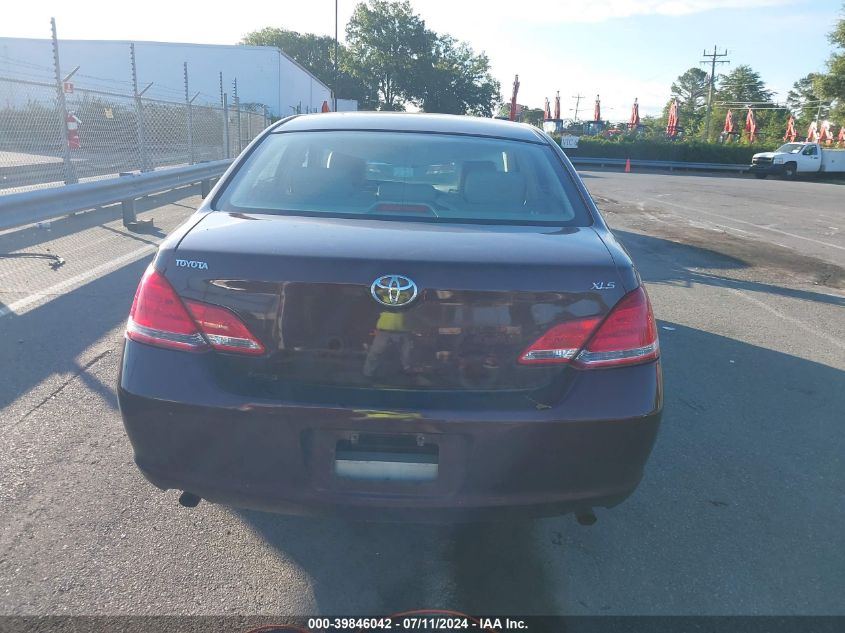 2007 Toyota Avalon Xls VIN: 4T1BK36B67U242481 Lot: 39846042