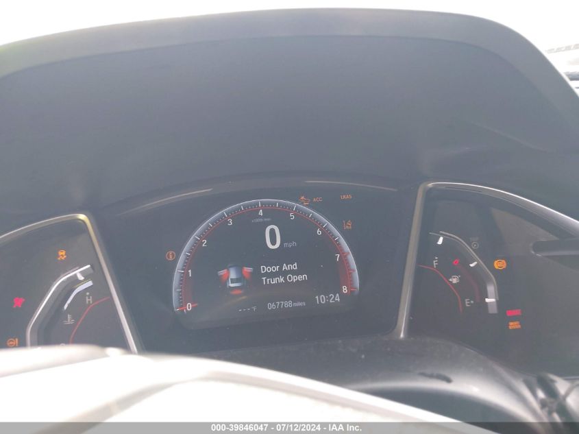 2019 Honda Civic Sport VIN: 2HGFC4B87KH308617 Lot: 39846047