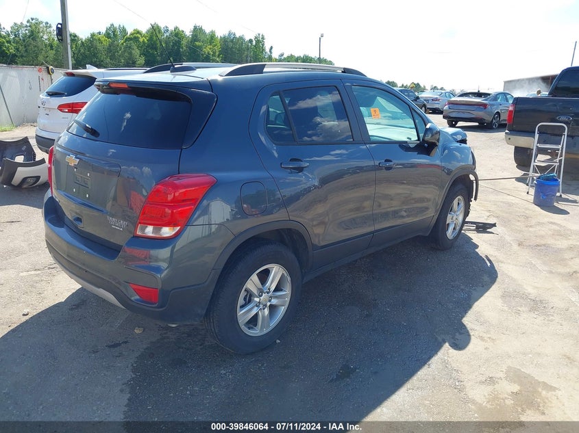 VIN KL7CJPSM2NB560274 2022 CHEVROLET TRAX AWD LT