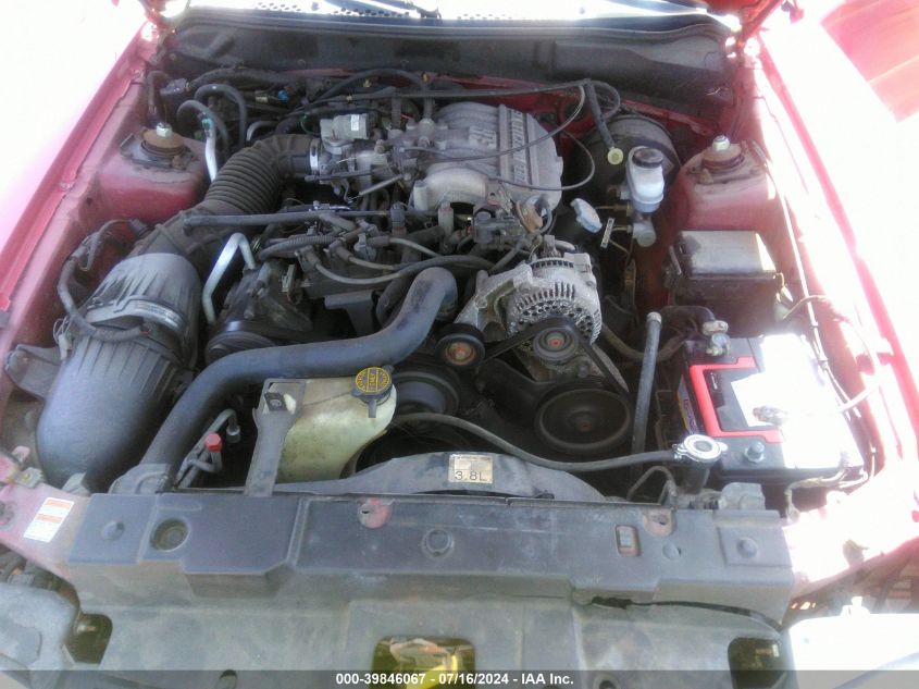 1998 Ford Mustang VIN: 1FAFP4449WF144927 Lot: 39846067