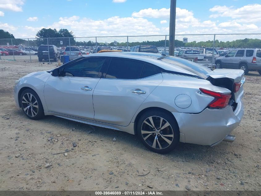 2017 Nissan Maxima 3.5 Sl VIN: 1N4AA6AP6HC456892 Lot: 39846089