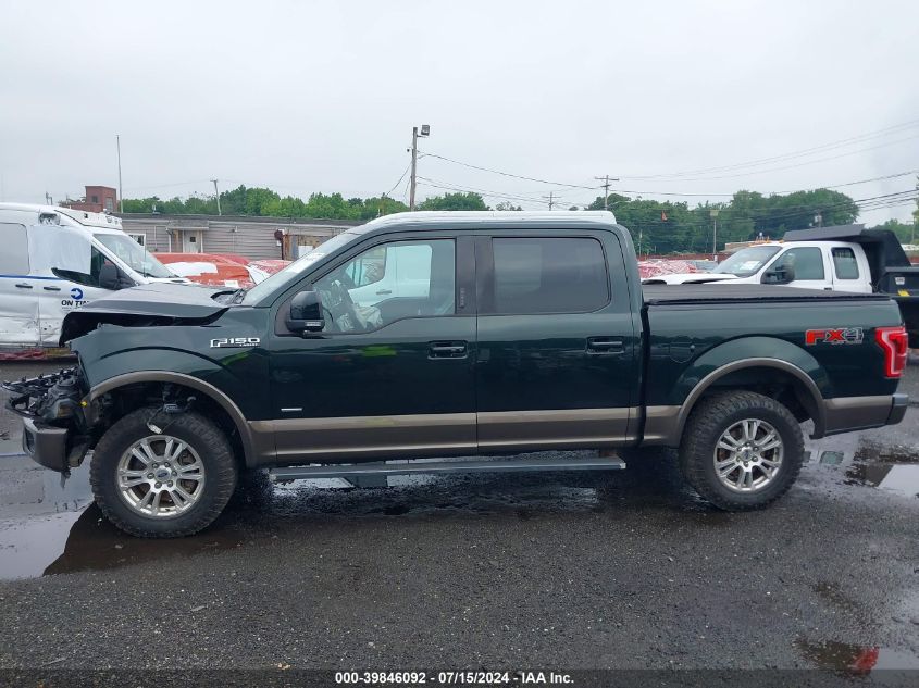 2016 Ford F-150 Lariat VIN: 1FTEW1EP1GFA49392 Lot: 39846092