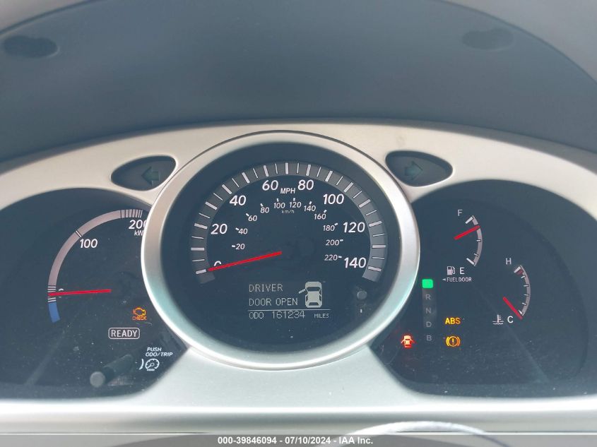 2007 Toyota Highlander Hybrid V6 VIN: JTEGW21A270020109 Lot: 39846094