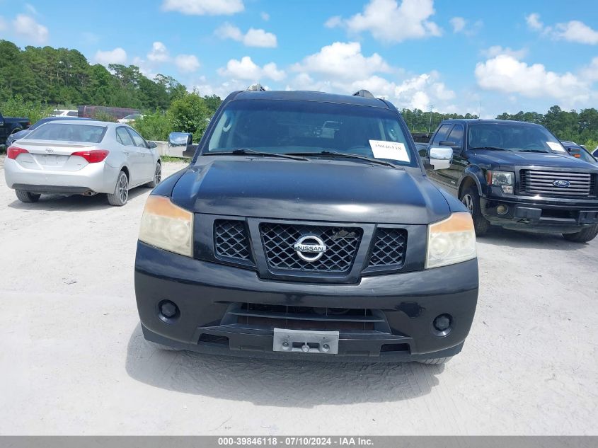 2011 Nissan Armada Sv VIN: 5N1BA0ND1BN604465 Lot: 39846118