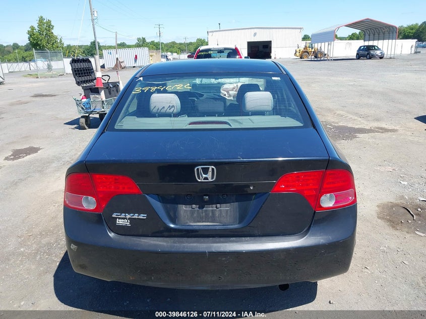 2007 Honda Civic Lx VIN: 1HGFA16597L042595 Lot: 39846126