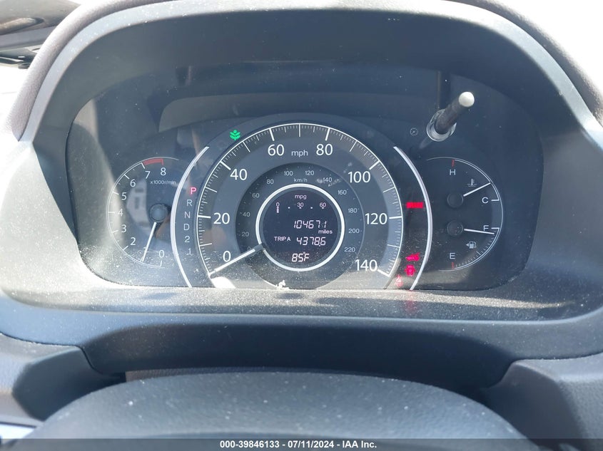 2013 Honda Cr-V Ex VIN: 5J6RM4H59DL070467 Lot: 39846133