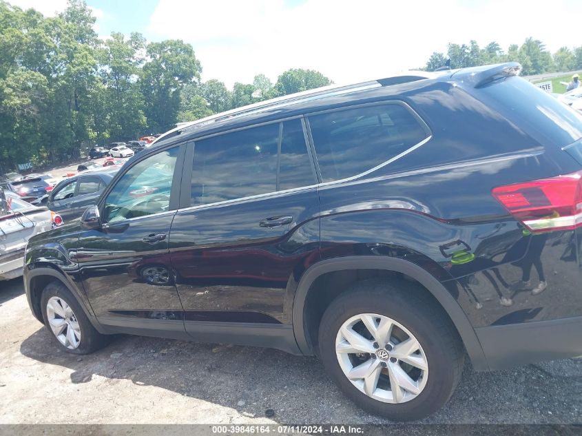 2018 Volkswagen Atlas 3.6L V6 Se VIN: 1V2CR2CAXJC531742 Lot: 39846164