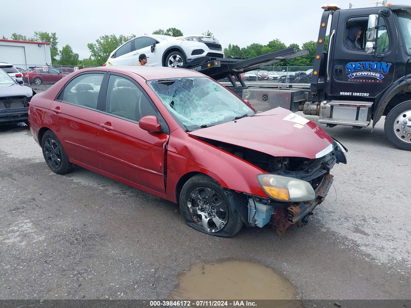 2009 Kia Spectra Ex VIN: KNAFE222395660763 Lot: 39846172