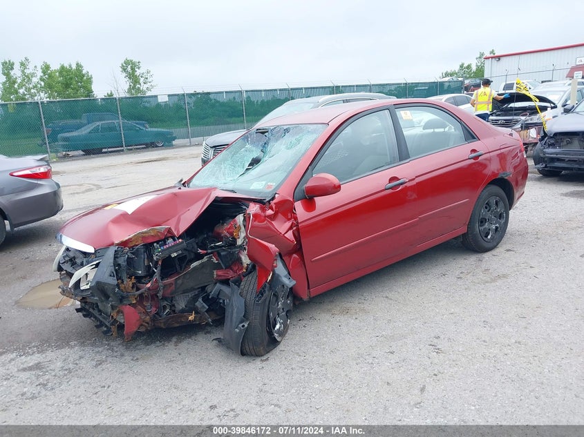 2009 Kia Spectra Ex VIN: KNAFE222395660763 Lot: 39846172