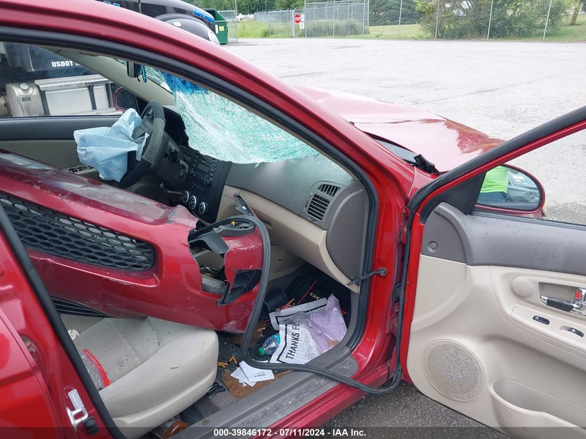 2009 Kia Spectra Ex VIN: KNAFE222395660763 Lot: 39846172