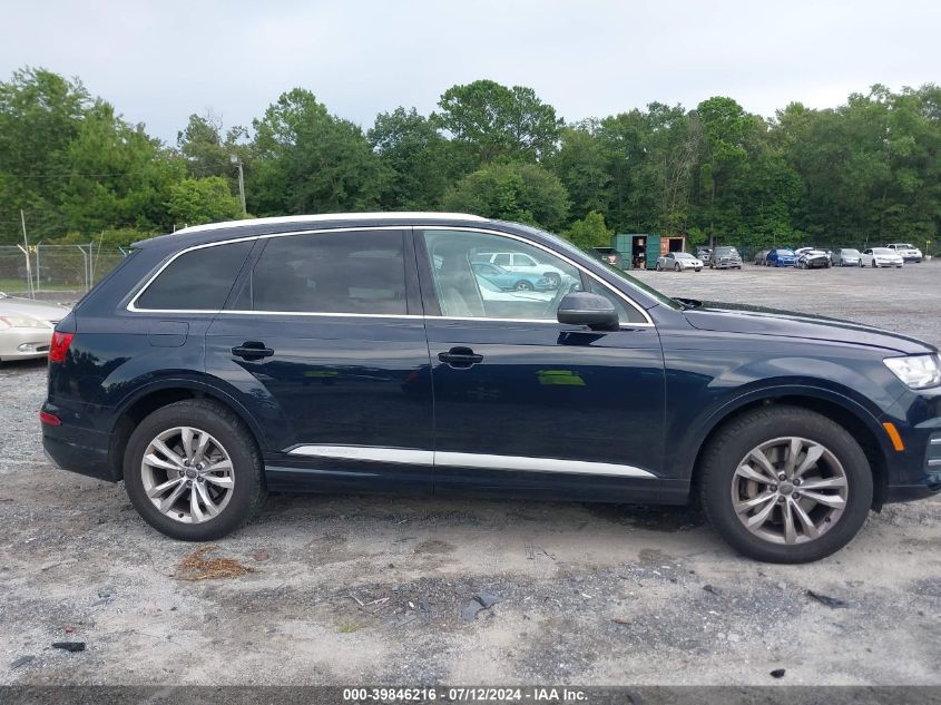 2017 Audi Q7 3.0T Premium VIN: WA1LAAF7XHD025068 Lot: 39846216