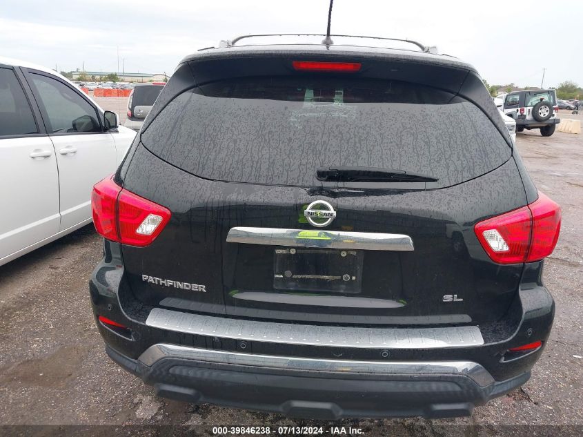 2018 Nissan Pathfinder Sl VIN: 5N1DR2MN7JC619344 Lot: 39846238