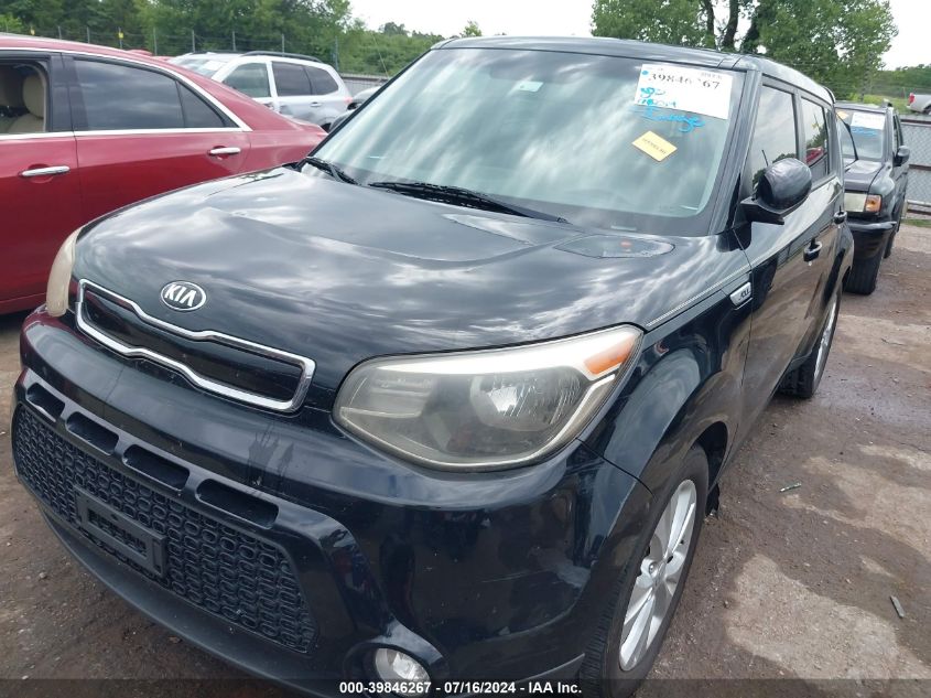 2016 Kia Soul + VIN: KNDJP3A53G7406514 Lot: 39846267