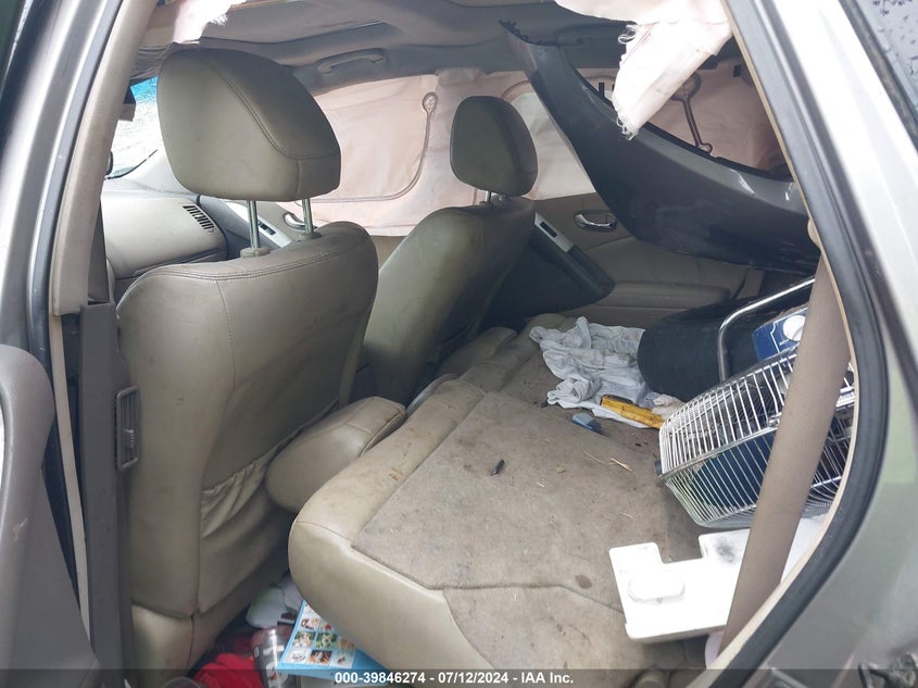 2012 Nissan Murano S/Sl/Le VIN: JN8AZ1MW0CW233851 Lot: 39846274