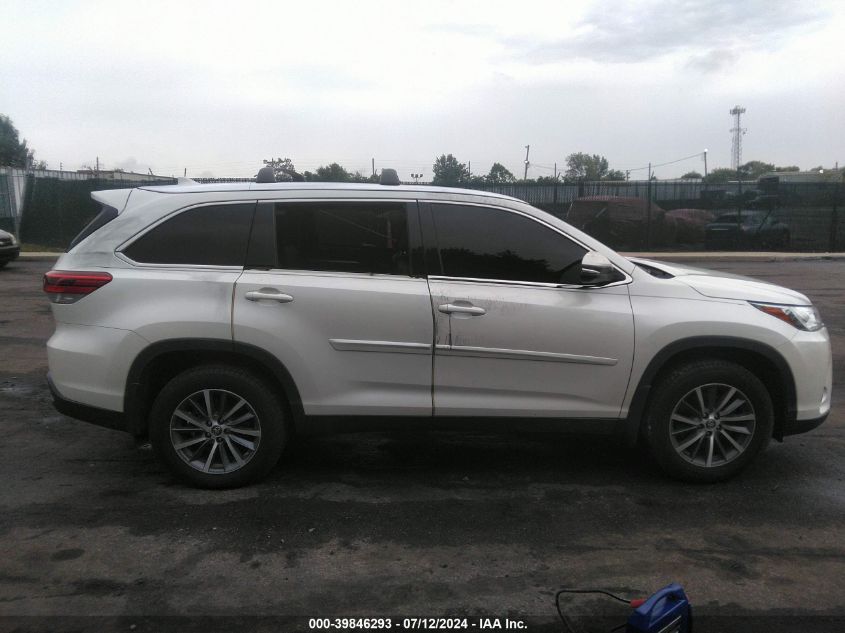 2019 TOYOTA HIGHLANDER XLE - 5TDJZRFH6KS565672