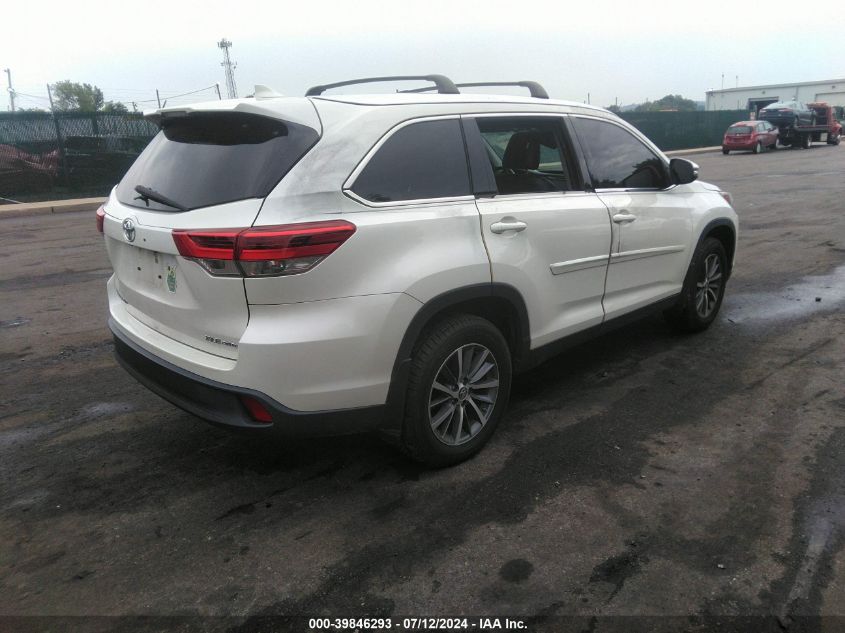 2019 TOYOTA HIGHLANDER XLE - 5TDJZRFH6KS565672