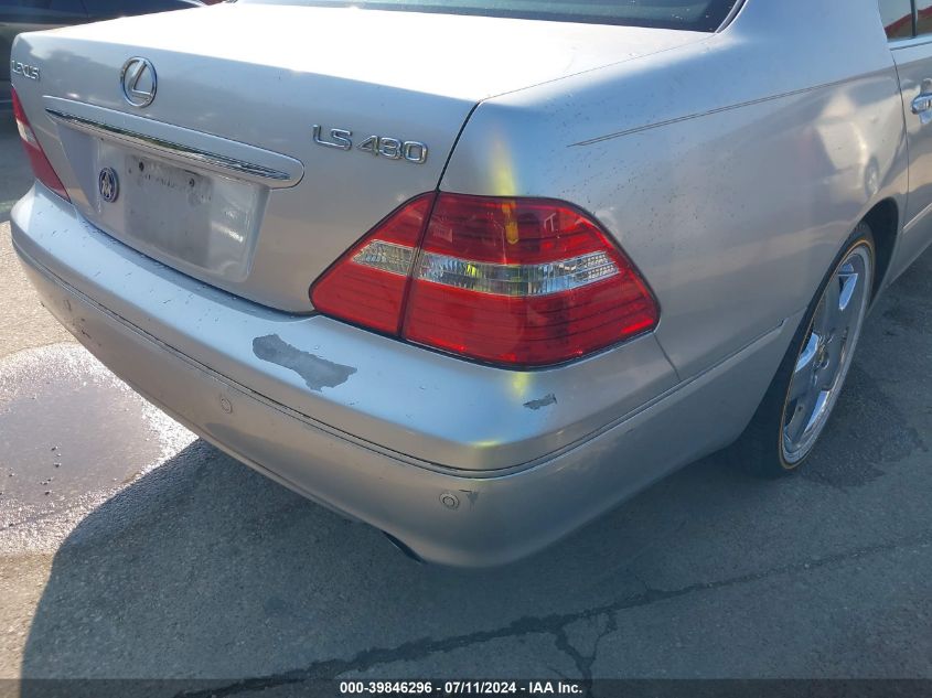 2005 Lexus Ls 430 VIN: JTHBN36F255012652 Lot: 39846296