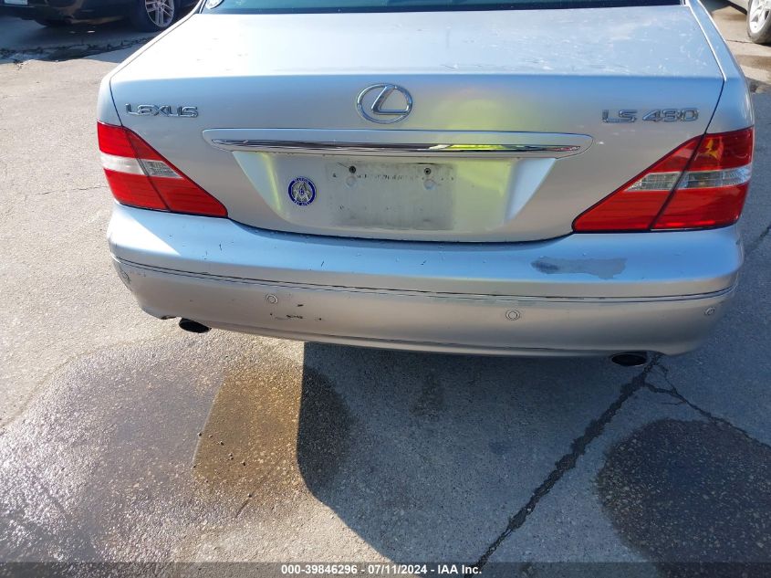 2005 Lexus Ls 430 VIN: JTHBN36F255012652 Lot: 39846296