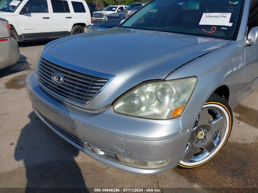 2005 Lexus Ls 430 VIN: JTHBN36F255012652 Lot: 39846296