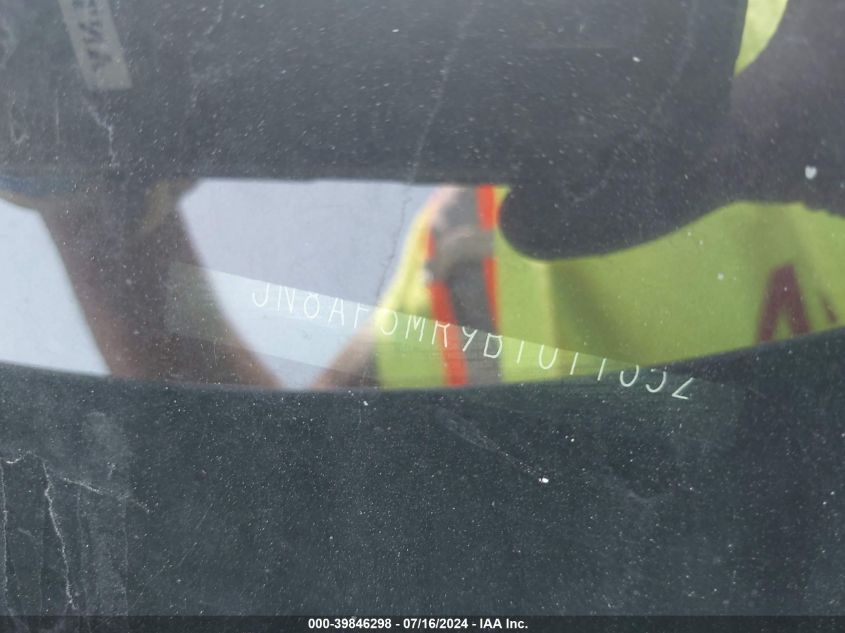 2011 Nissan Juke Sl VIN: JN8AF5MR9BT011352 Lot: 39846298