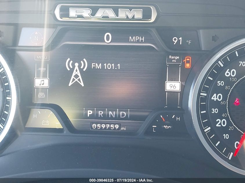 2019 RAM 2500 LARAMIE  4X4 6'4 BOX - 3C6UR5FJ6KG561197