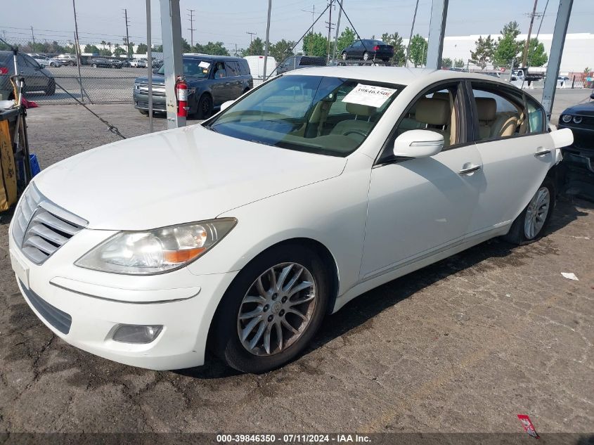 2011 Hyundai Genesis 3.8 VIN: KMHGC4DEXBU136937 Lot: 39846350