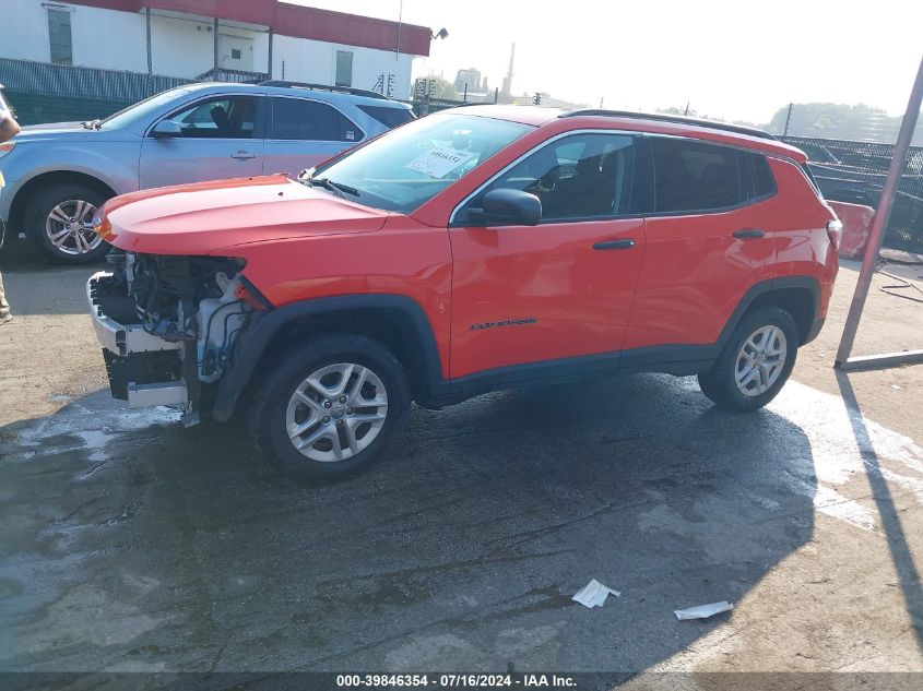 2019 Jeep Compass Sport 4X4 VIN: 3C4NJDAB0KT661026 Lot: 39846354