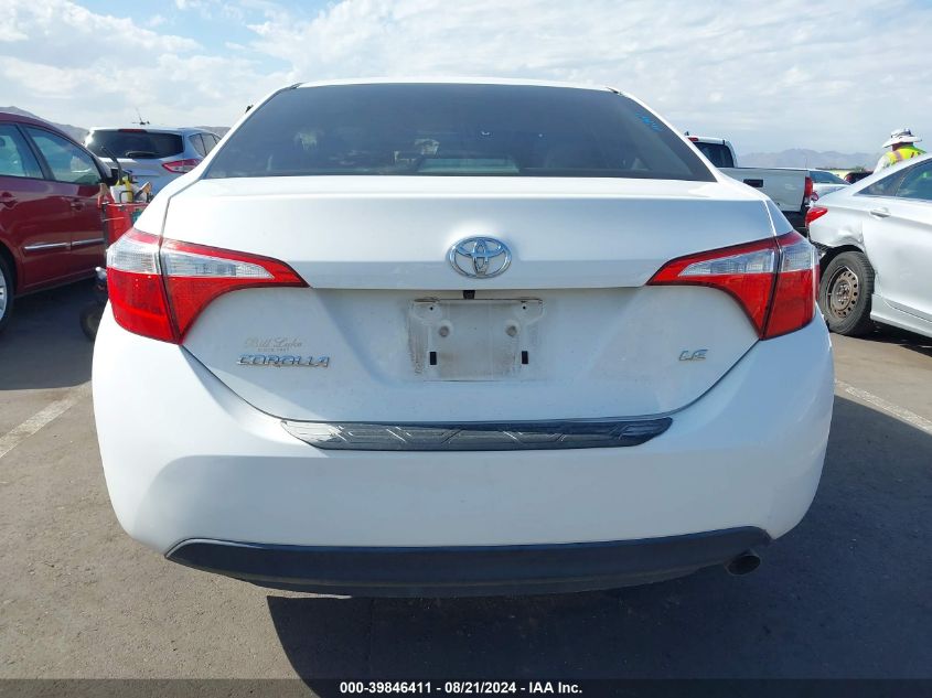 2016 TOYOTA COROLLA VIN: 2T1BURHE5GC583912
