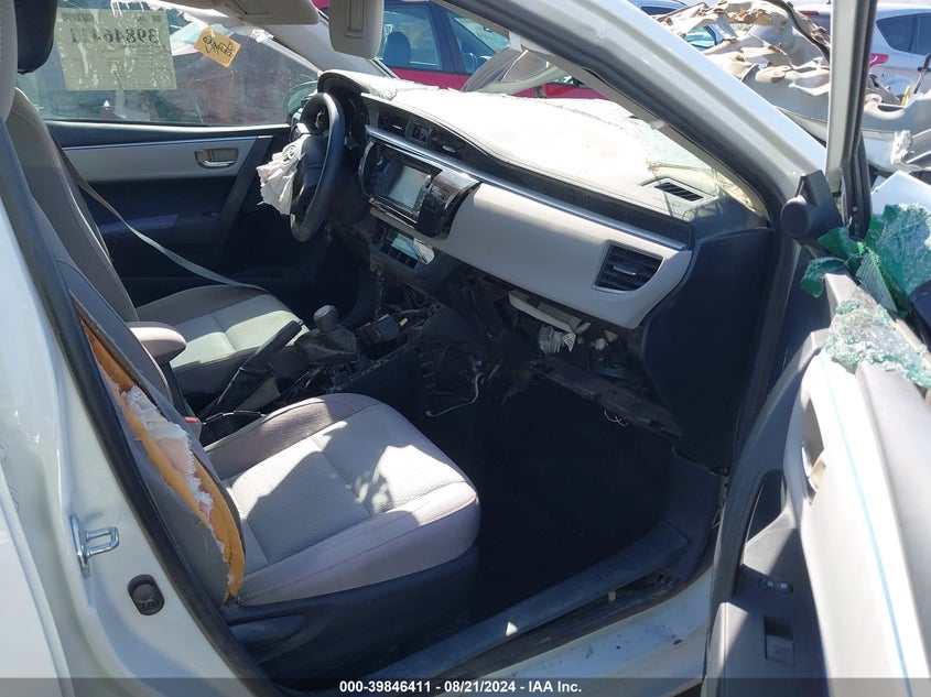 2016 TOYOTA COROLLA VIN: 2T1BURHE5GC583912