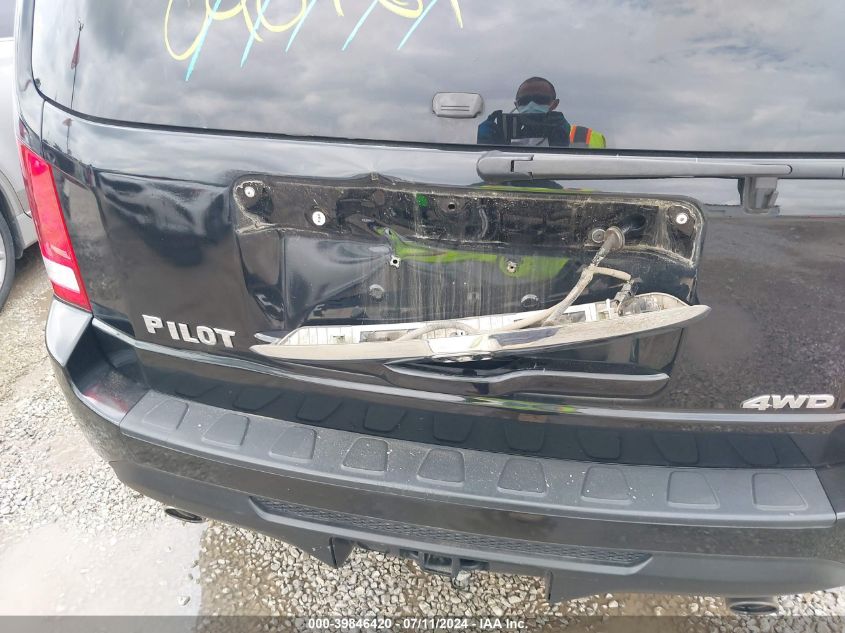 2012 Honda Pilot Ex-L VIN: 5FNYF4H57CB027968 Lot: 39846420