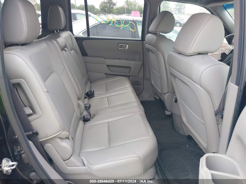 2012 Honda Pilot Ex-L VIN: 5FNYF4H57CB027968 Lot: 39846420