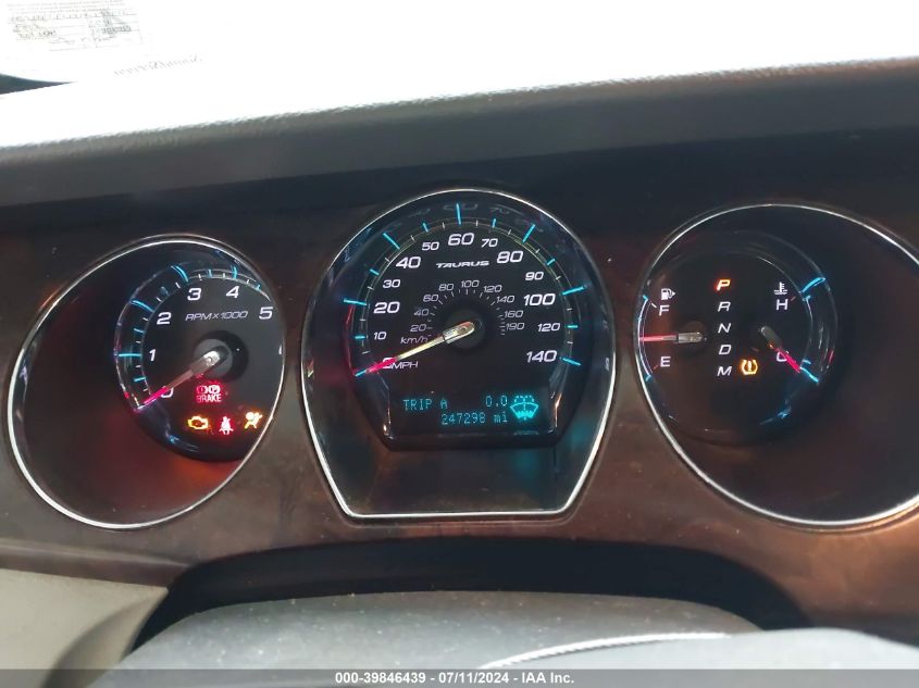 2011 Ford Taurus Limited VIN: 1FAHP2FW7BG133196 Lot: 39846439