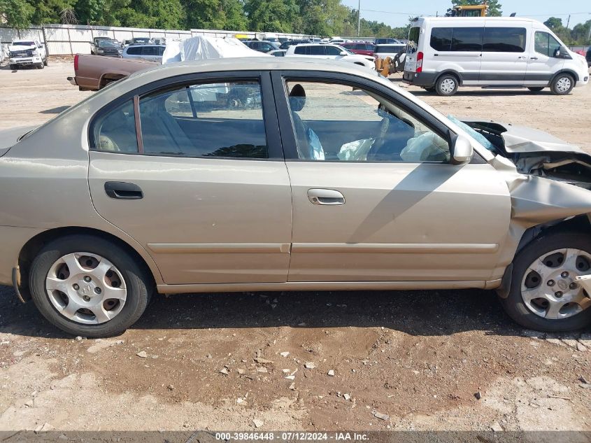 2001 Hyundai Elantra Gls/Gt VIN: KMHDN45D21U238654 Lot: 39846448