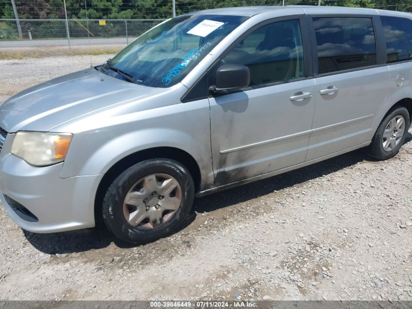 2012 Dodge Grand Caravan Se/Avp VIN: 2C4RDGBG1CR387988 Lot: 39846449