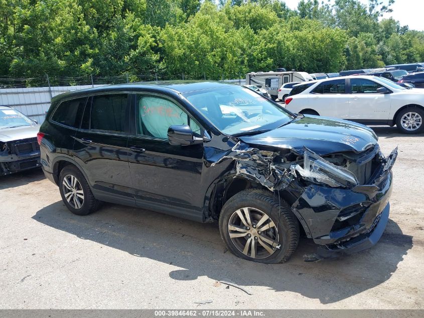 2018 Honda Pilot Ex-L VIN: 5FNYF6H54JB018329 Lot: 39846462