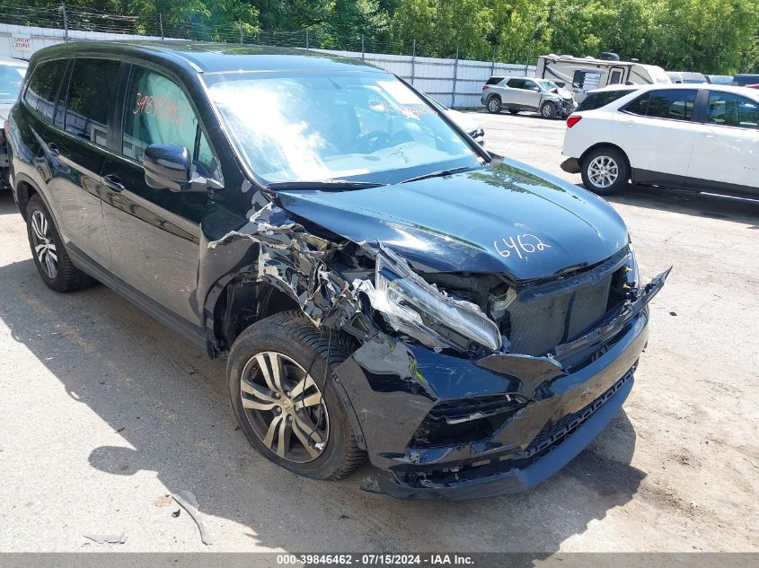 2018 Honda Pilot Ex-L VIN: 5FNYF6H54JB018329 Lot: 39846462