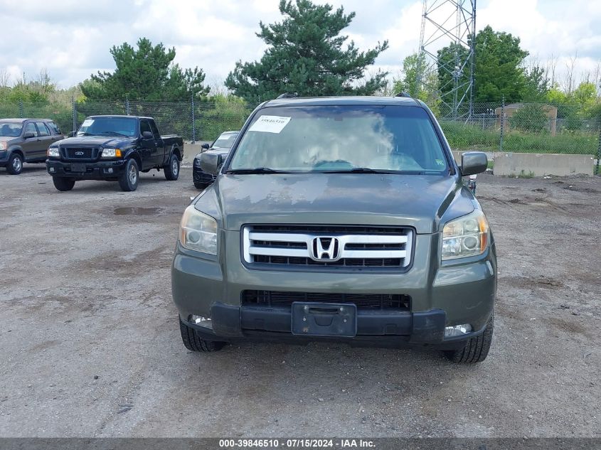 2006 Honda Pilot Ex-L VIN: 5FNYF18546B005414 Lot: 39846510