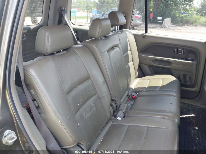 2006 Honda Pilot Ex-L VIN: 5FNYF18546B005414 Lot: 39846510