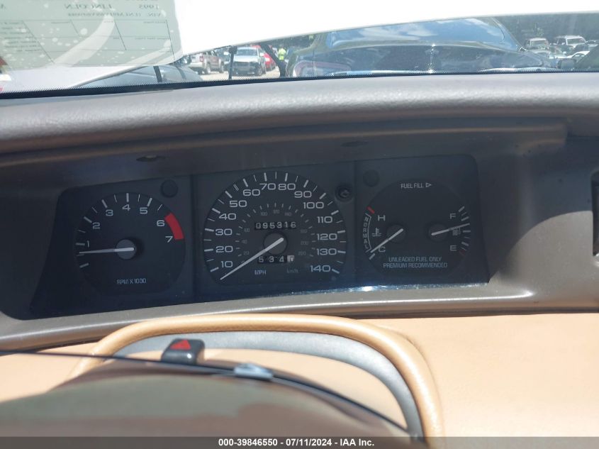 1995 Lincoln Mark Viii Lsc VIN: 1LNLM91V6SY649088 Lot: 39846550