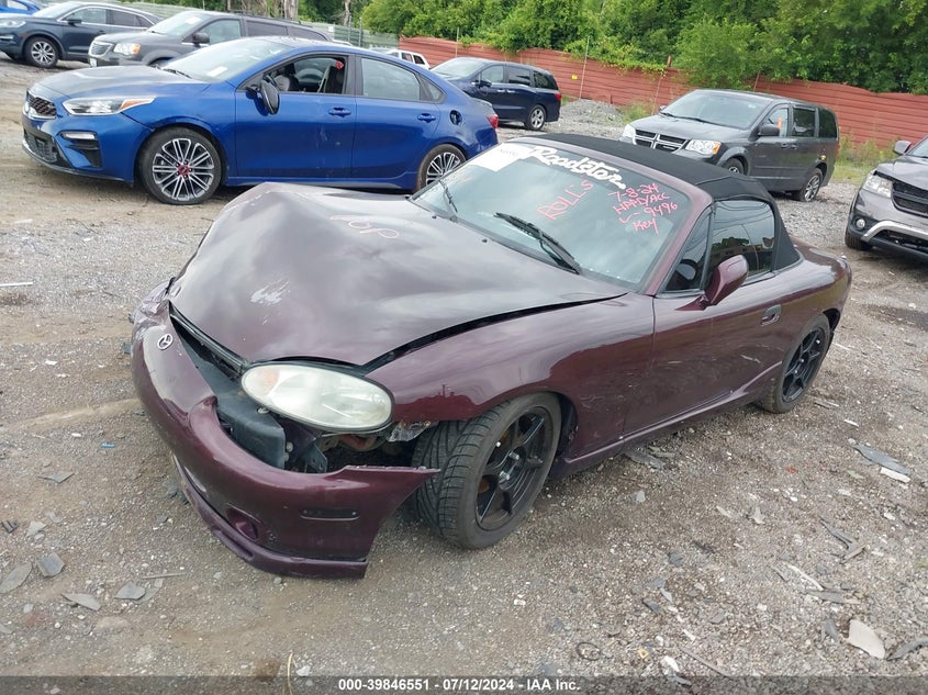 2000 Mazda Mx-5 Miata Ls VIN: JM1NB3538Y0149496 Lot: 39846551
