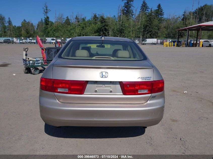 2005 Honda Accord Hybrid Ima VIN: JHMCN36465C010269 Lot: 39846573