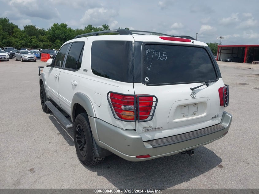 2003 Toyota Sequoia Sr5 V8 VIN: 5TDZT34A43S197565 Lot: 39846598