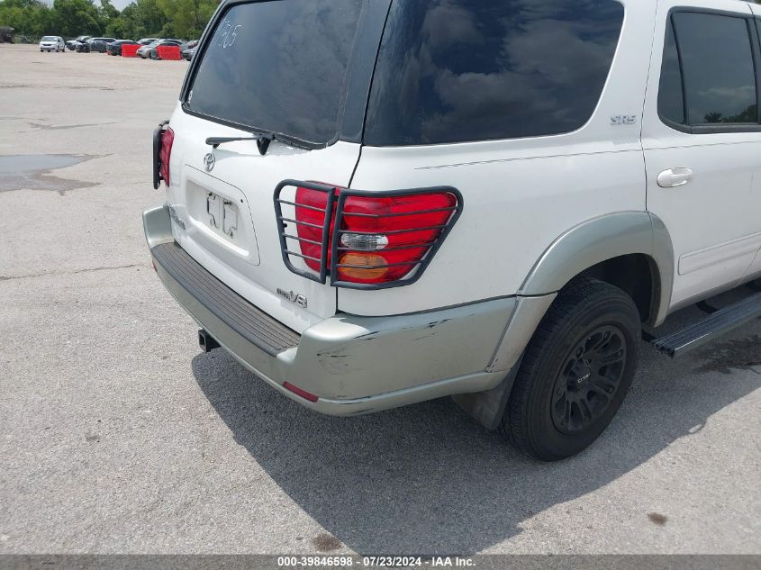 2003 Toyota Sequoia Sr5 V8 VIN: 5TDZT34A43S197565 Lot: 39846598