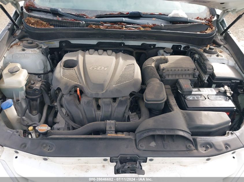 2012 Hyundai Sonata Gls VIN: 5NPEB4AC8CH455847 Lot: 39846682