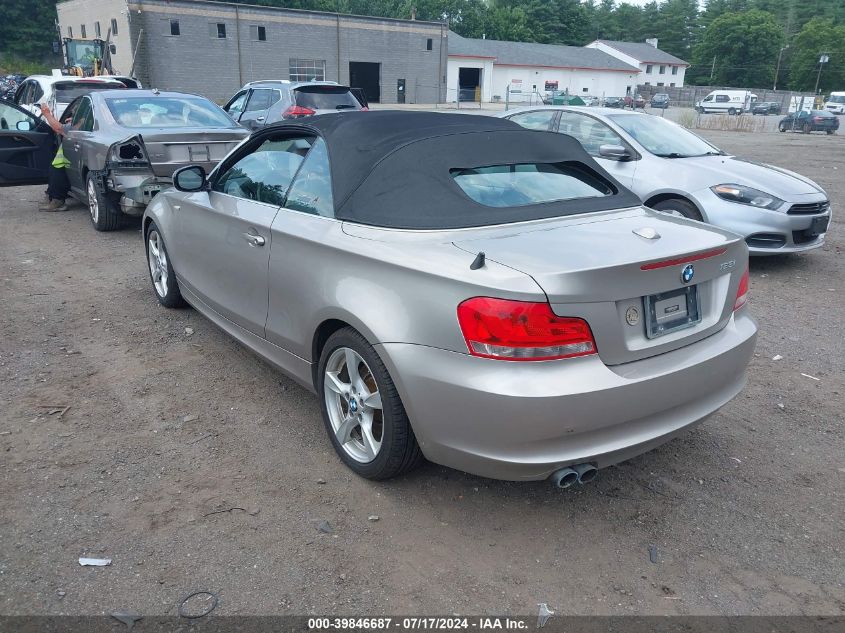 2012 BMW 128I VIN: WBAUN1C57CVH83941 Lot: 39846687