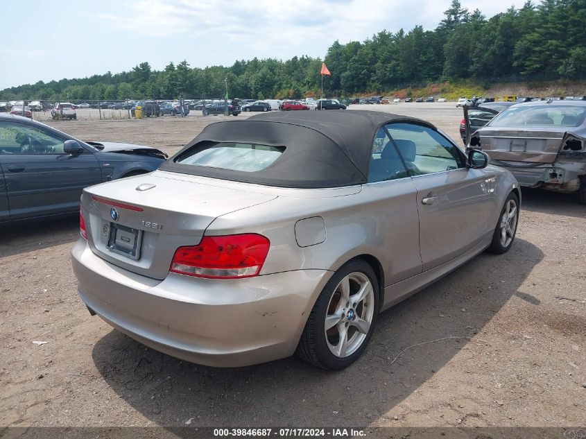 2012 BMW 128I VIN: WBAUN1C57CVH83941 Lot: 39846687