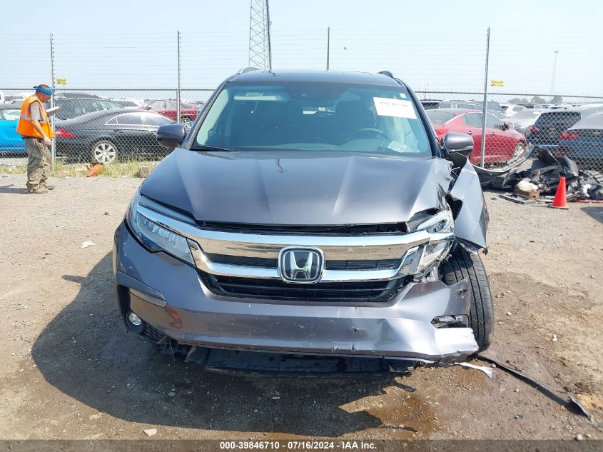 2019 Honda Pilot Elite VIN: 5FNYF6H04KB031832 Lot: 39846710