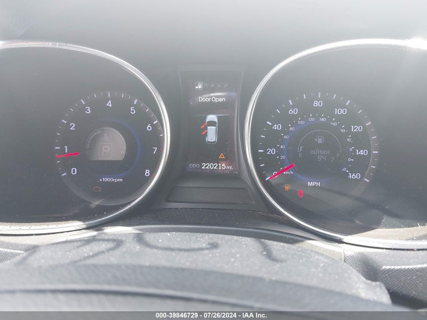 2013 Hyundai Santa Fe Limited VIN: KM8SRDHF9DU001284 Lot: 39846729