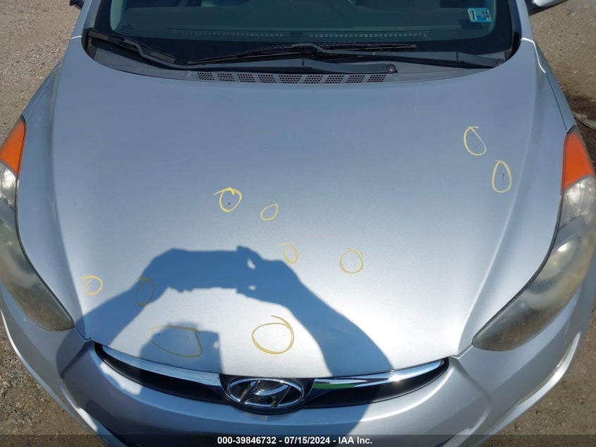 2012 Hyundai Elantra Gls (Ulsan Plant) VIN: KMHDH4AE1CU234295 Lot: 39846732