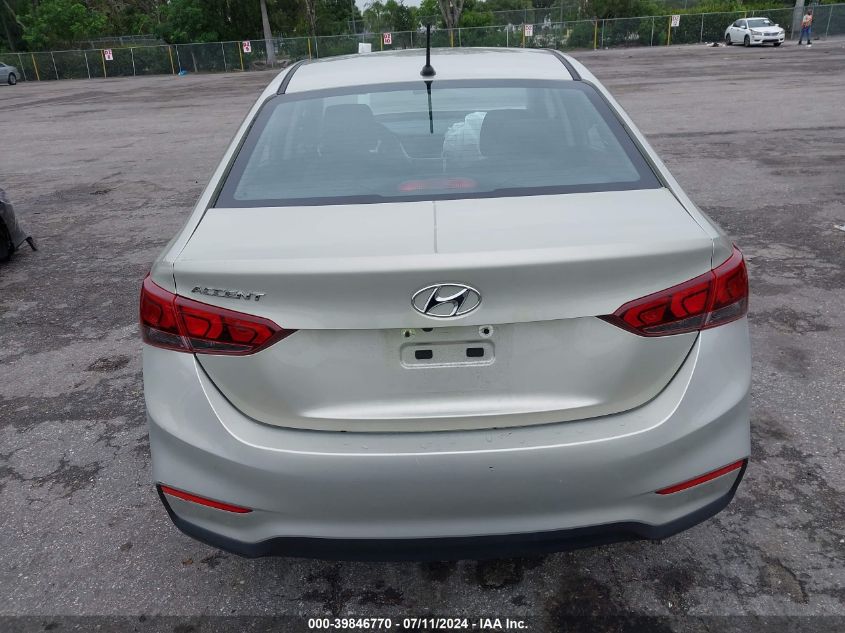 2020 Hyundai Accent Se VIN: 3KPC24A65LE107932 Lot: 39846770